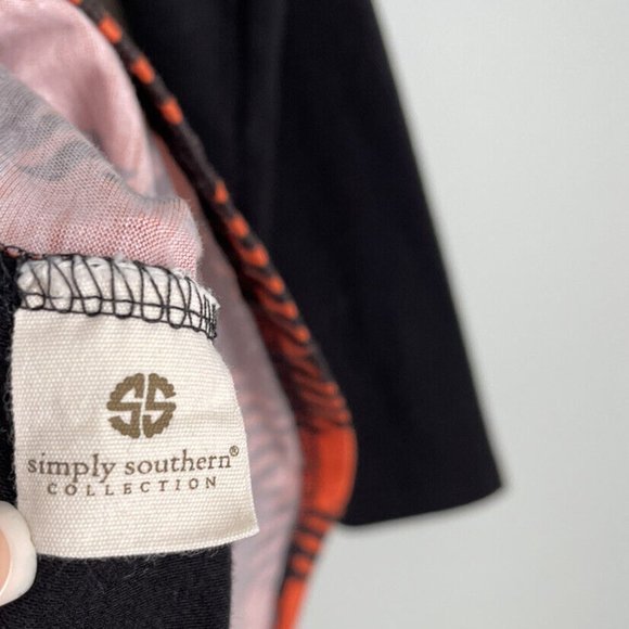 Simply Southern Collection Women's Black Orange Sequin Embellished Hallo… - Picture 6 of 7